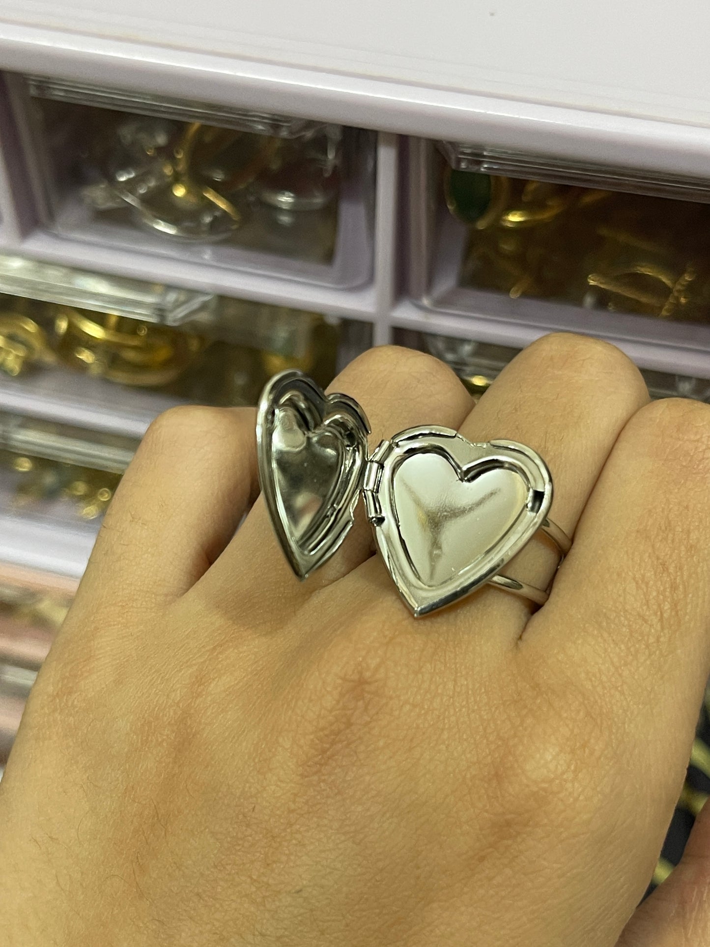 Stainless Steel Ring 125 (Heart)
