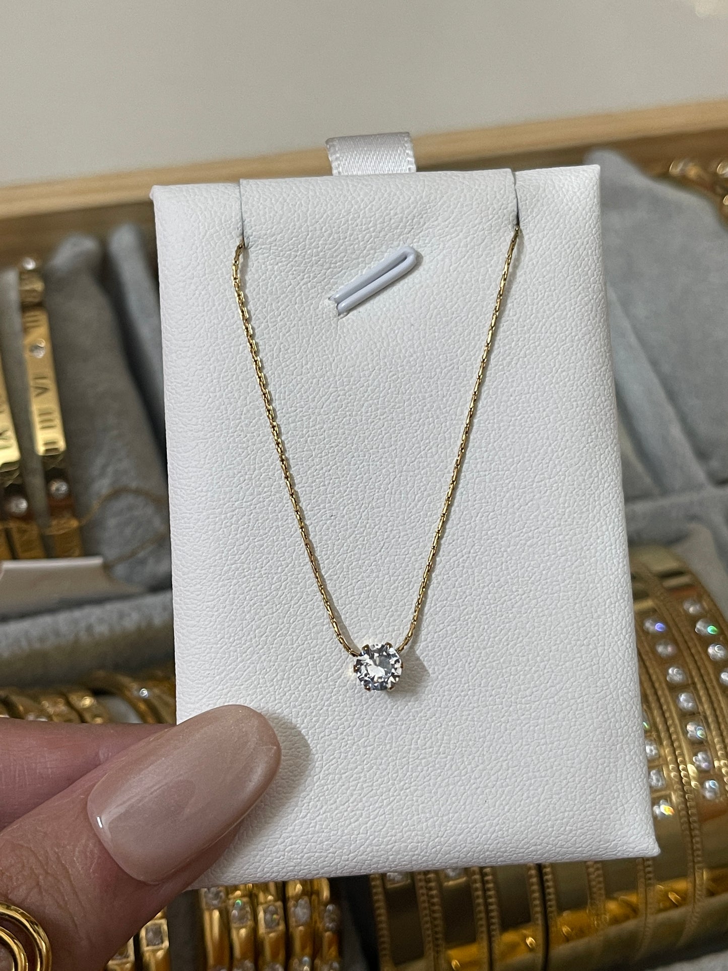 Crystal Round Necklace