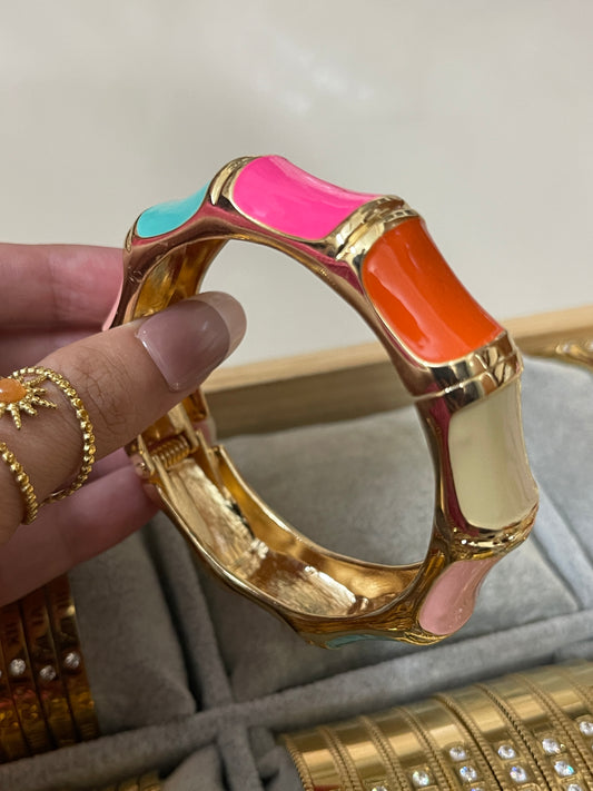Alloy Enamel Bangle 005