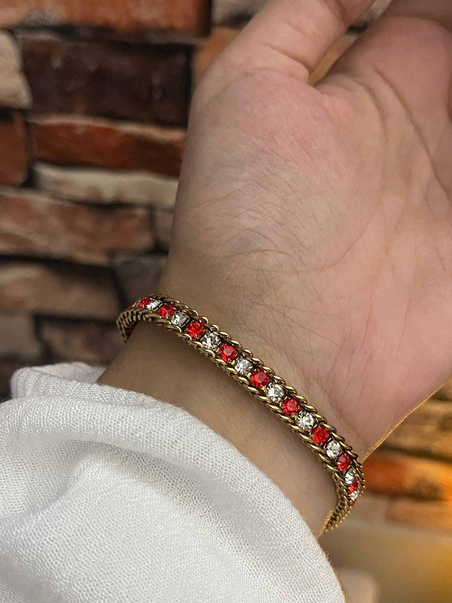 Euphoria Bracelet (Red & White)