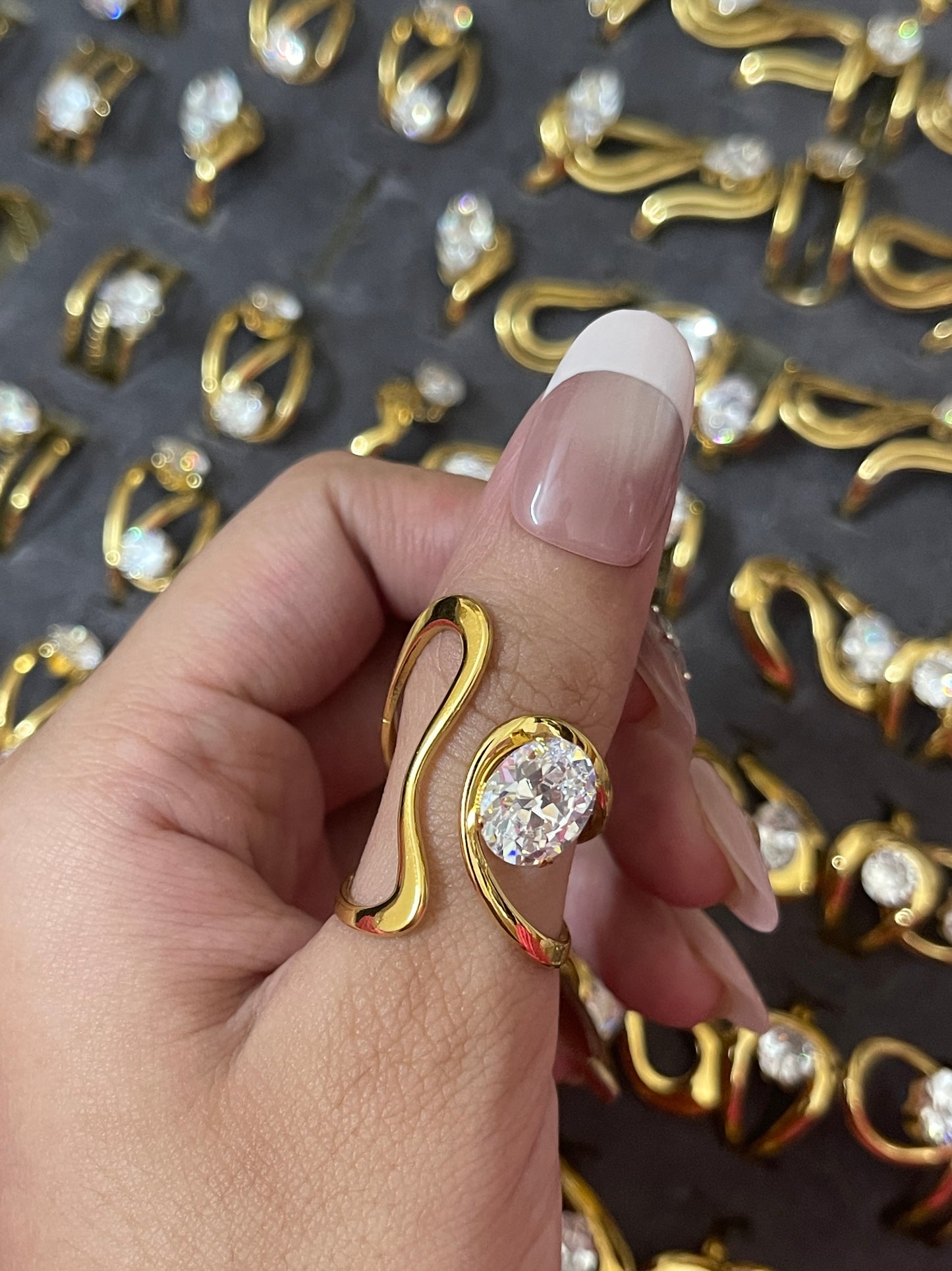 Stainless Steel Ring 205 (Zircon)