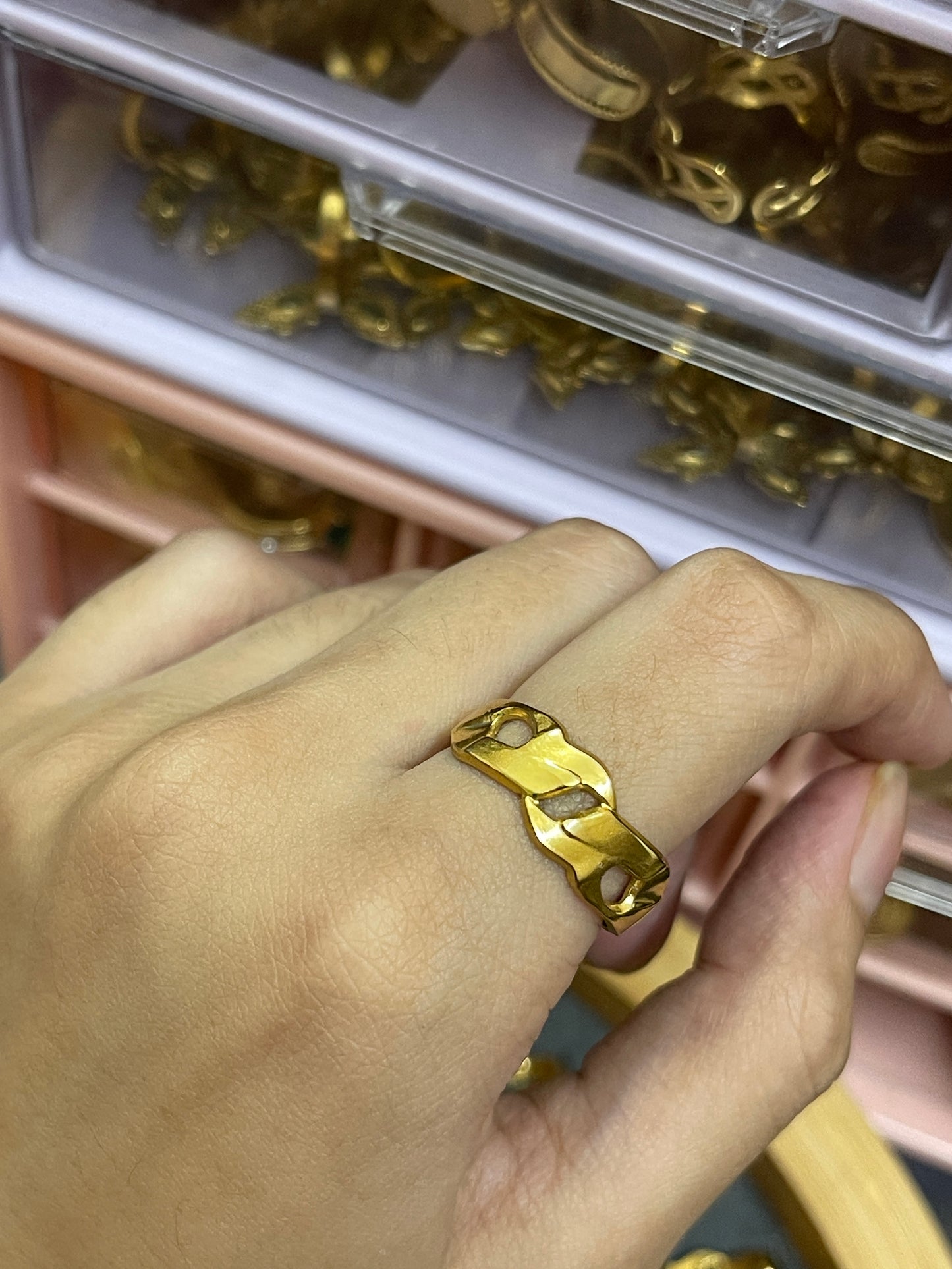 Stainless Steel Ring 010 (Golden)