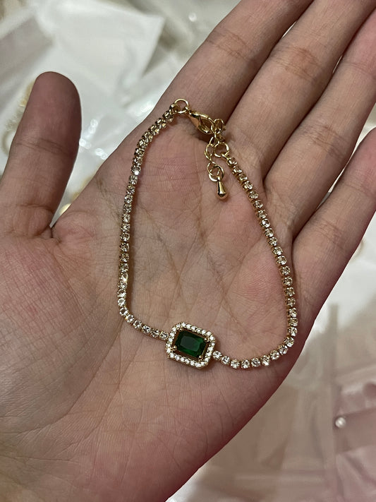 Zircon Stone Copper Bracelet 7