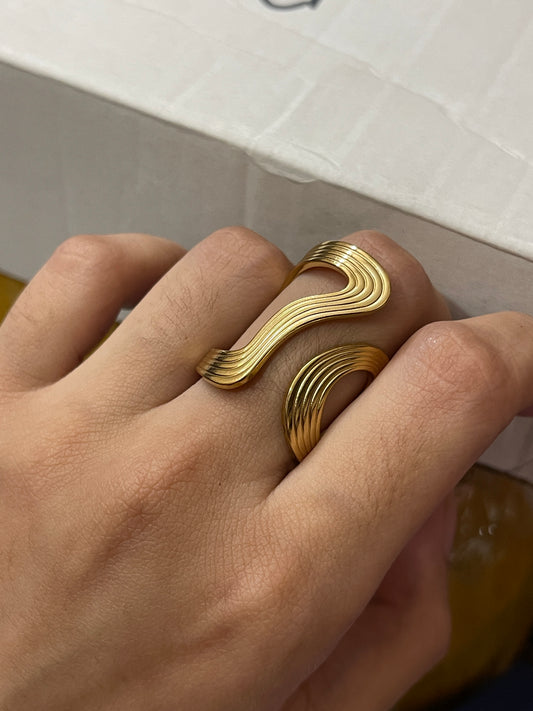 Stainless Steel Ring 057 (Golden)