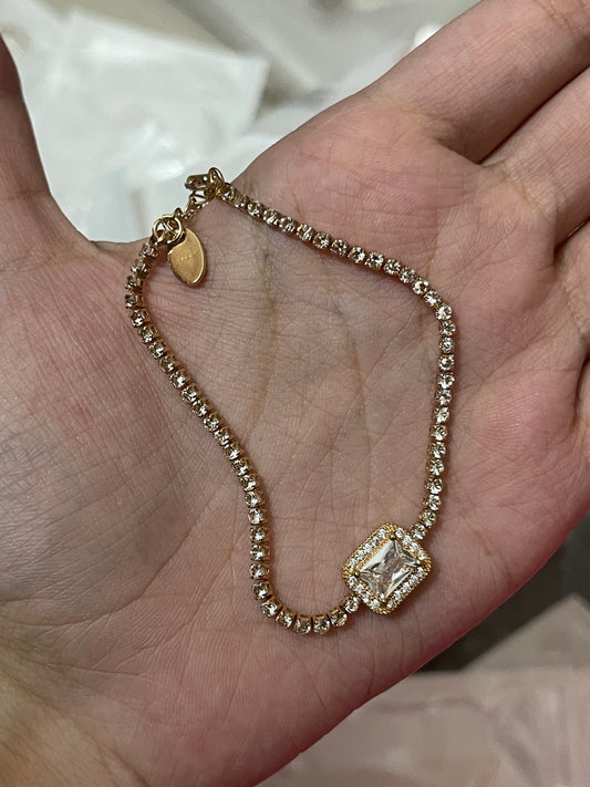 Zircon Stone Copper Bracelet 9