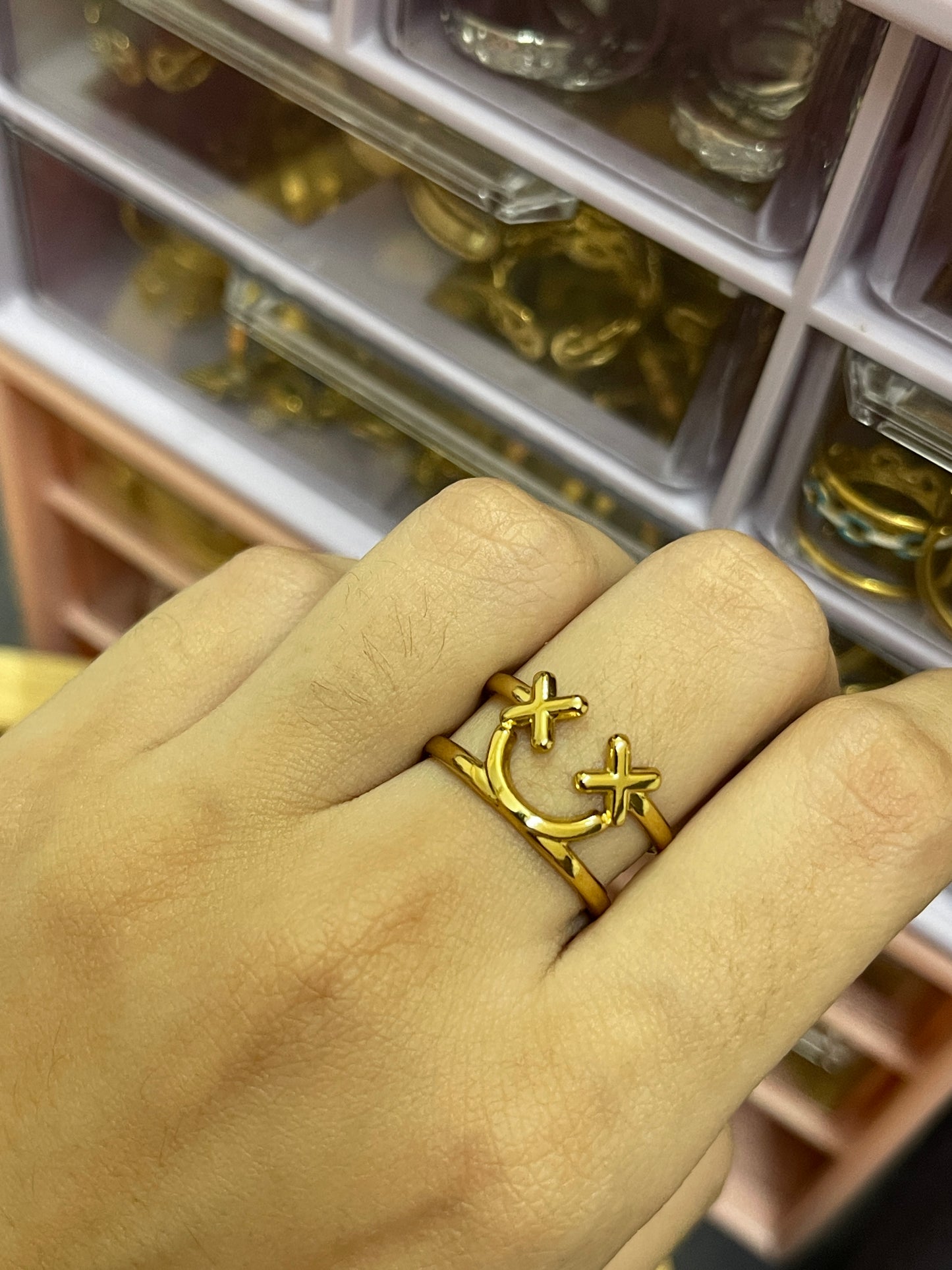 Stainless Steel Ring 014 (Golden)