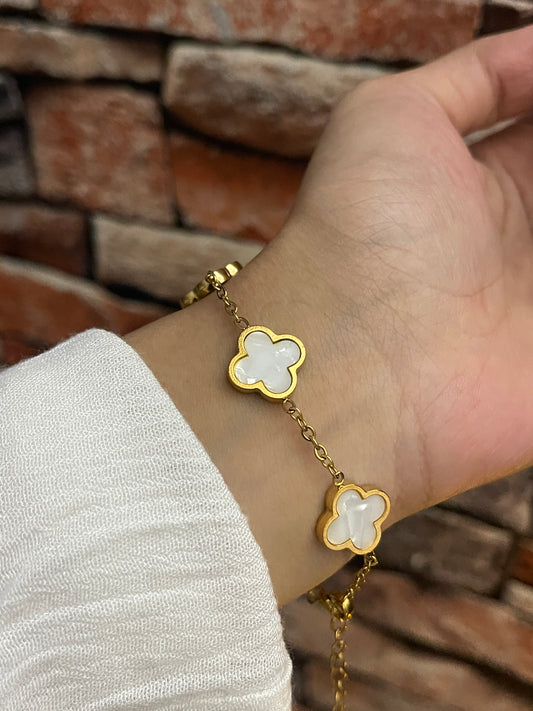 White Clover Bracelet