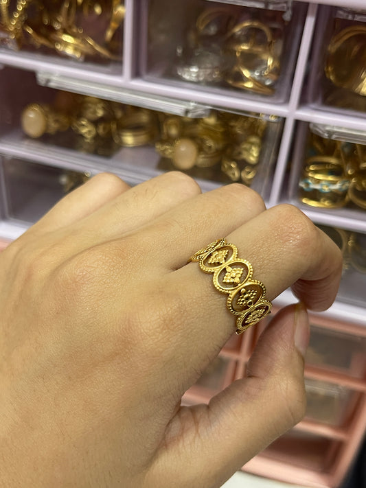 Stainless Steel Ring 240 (Golden)