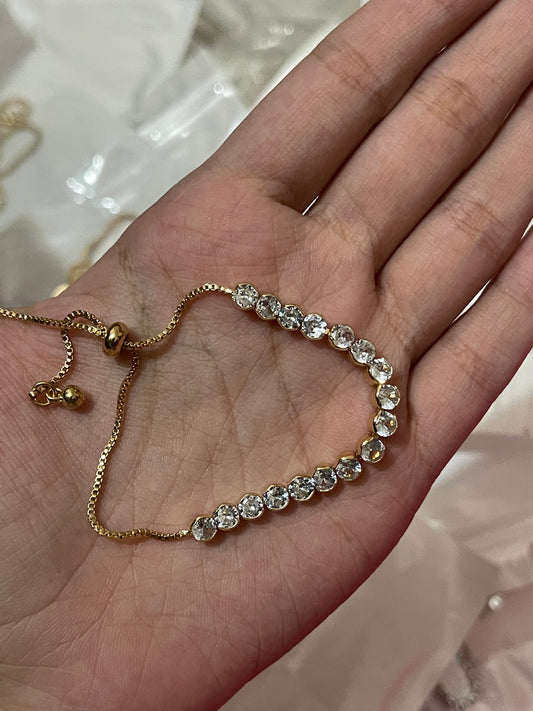 Zircon Stone Copper Bracelet 8
