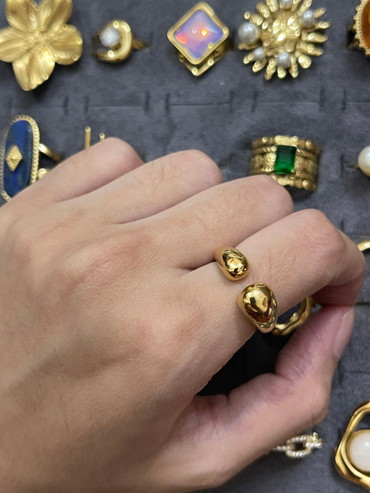 Stainless Steel Ring 274 (Golden)