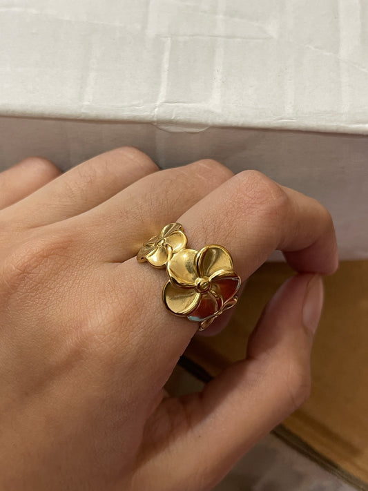 Stainless Steel Ring 051 (Golden)