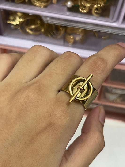 Stainless Steel Ring 034 (Golden)