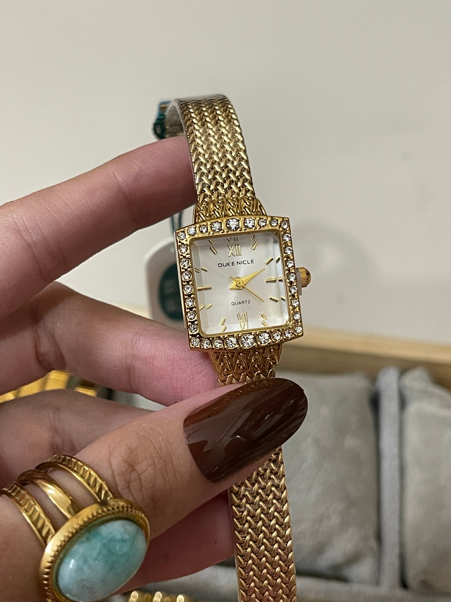 Stainless Steel Watch (White)