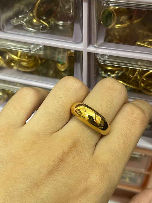 Stainless Steel Ring 143 (Golden)