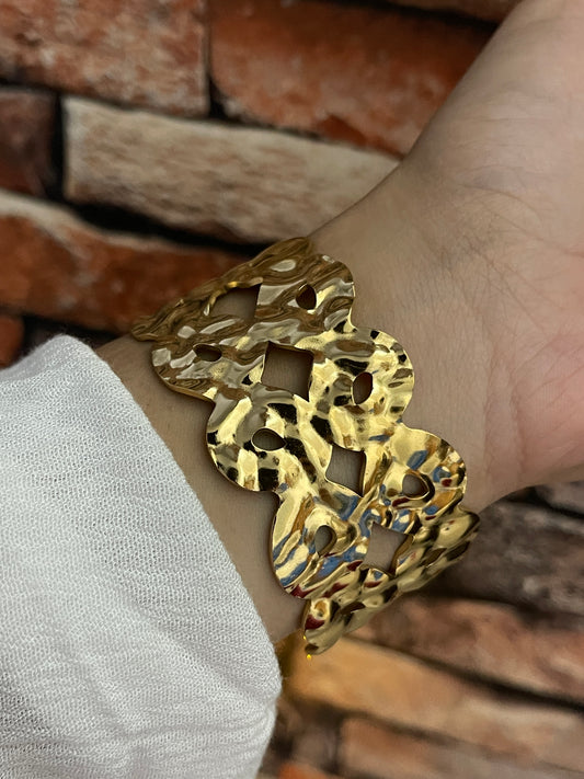 Stainless Steel Chunky Cuff 006