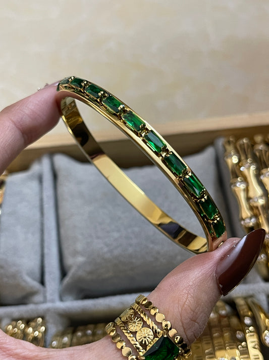 Avinea Bangle ( Green )