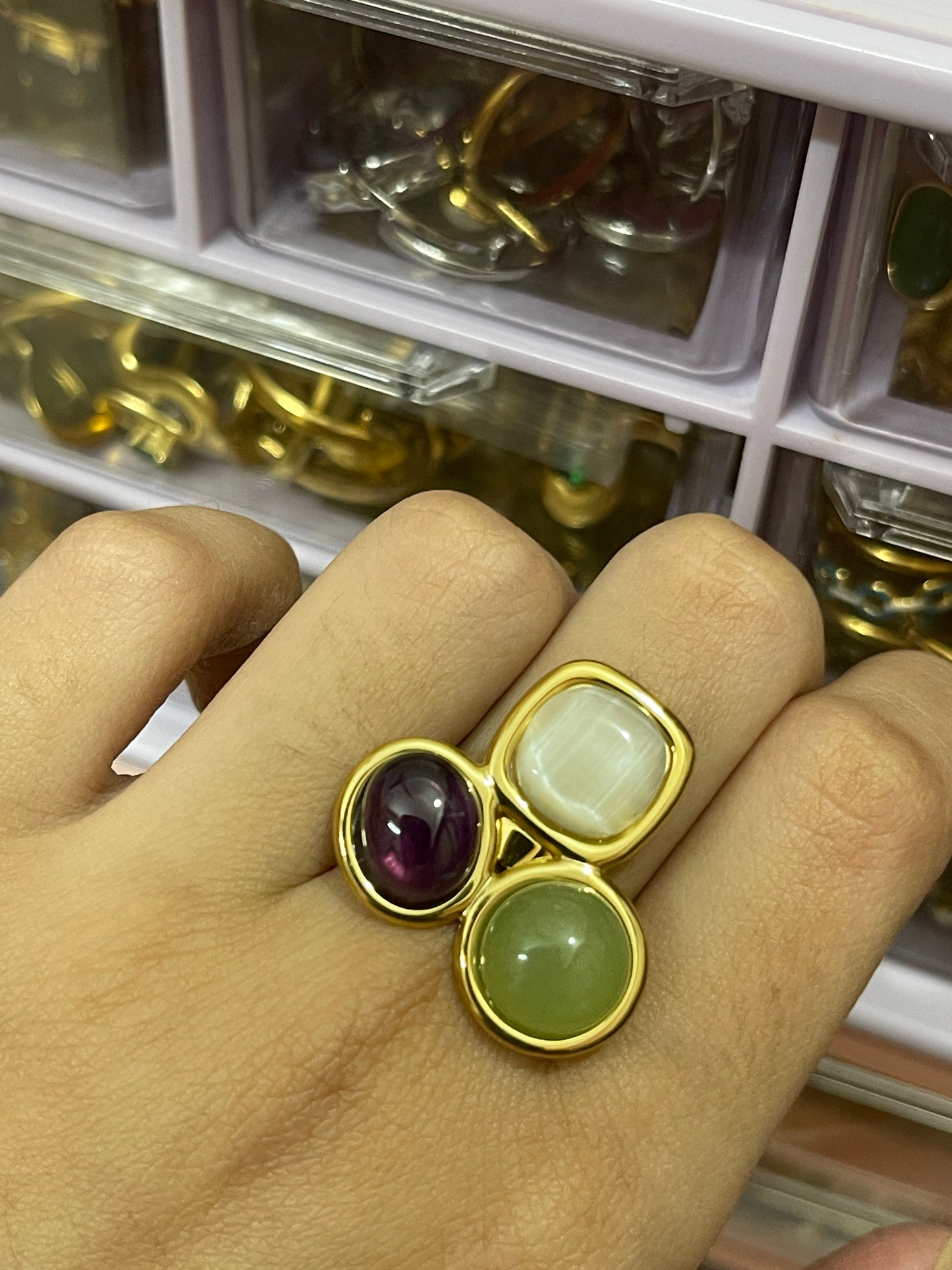 Stainless Steel Ring 232 (Multi color)