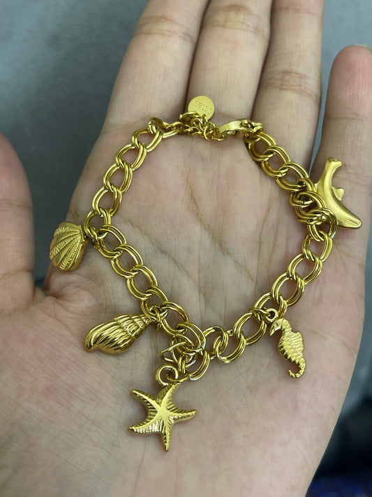 Starfish Charm Bracelet