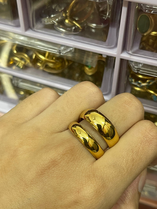 Stainless Steel Ring 063 (Golden)