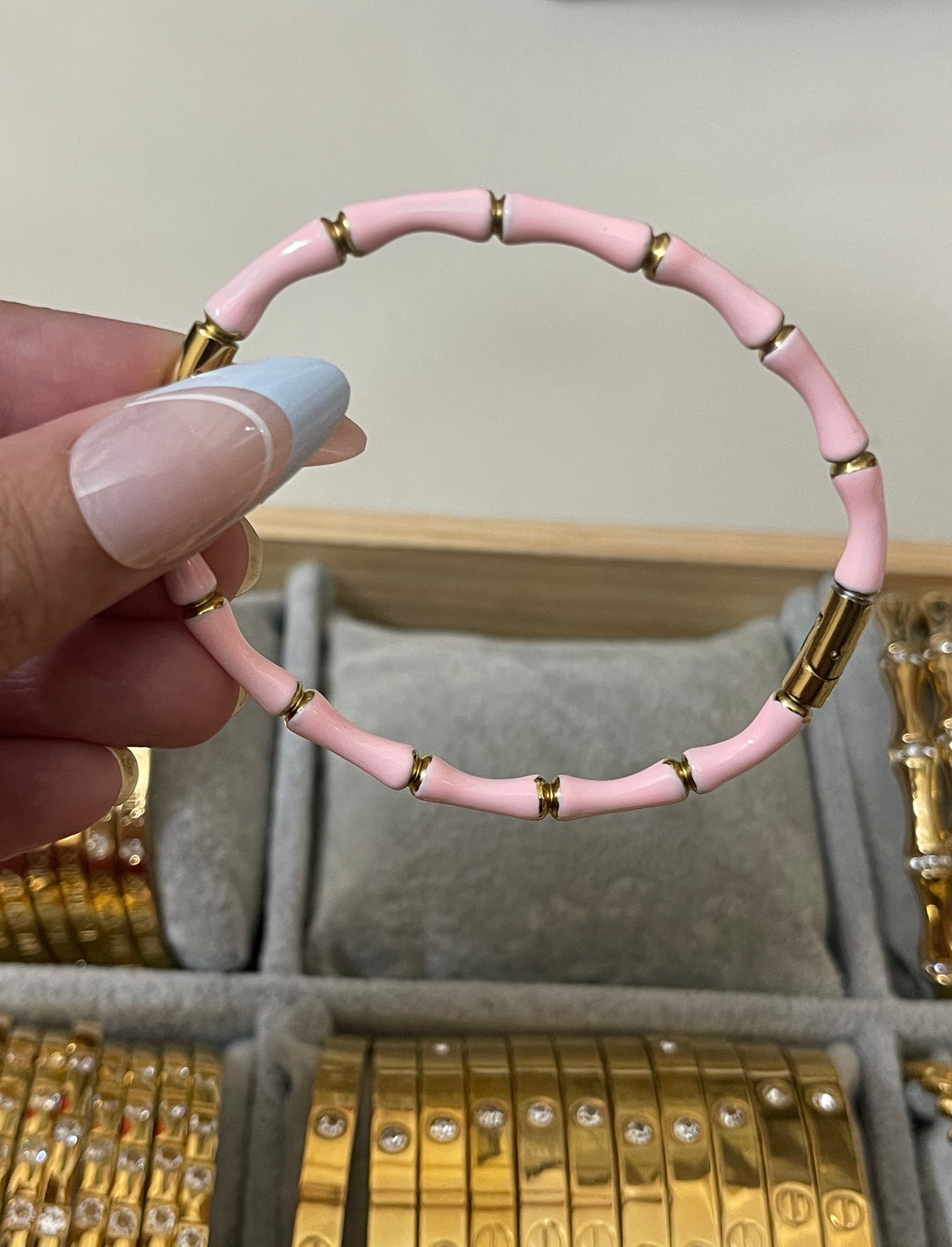 Bamboo Bangle Pink