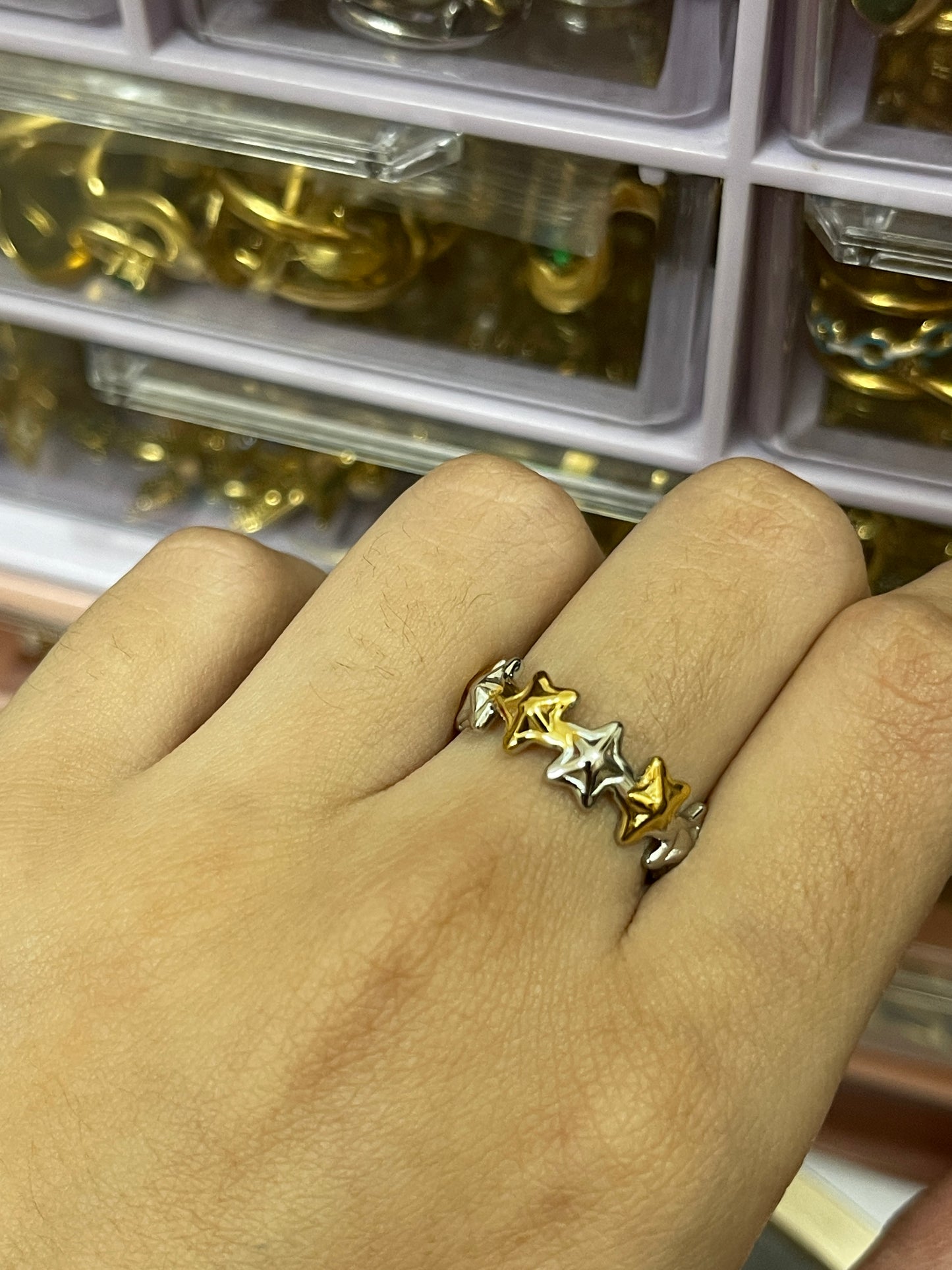 Stainless Steel Ring 094 (Dual tone)