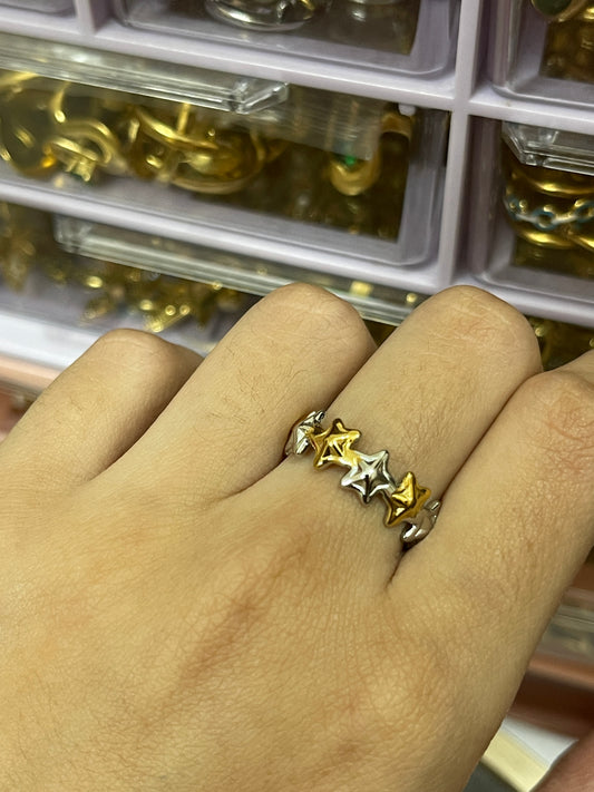 Stainless Steel Ring 094 (Dual tone)