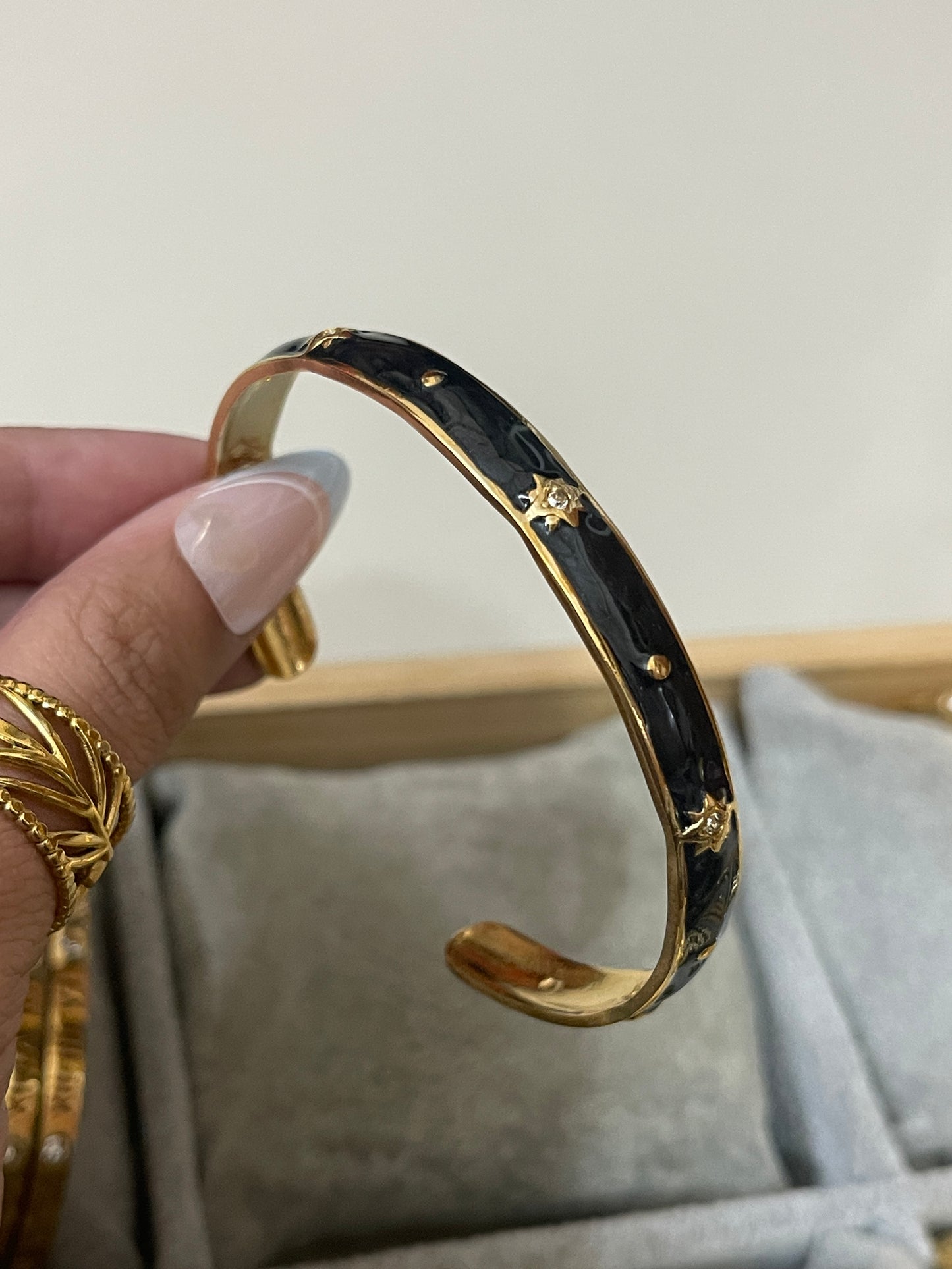Stainless Steel Cuff (Black)