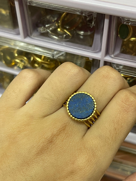 Stainless Steel Ring 207 (Blue)