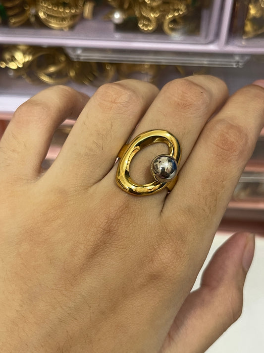 Stainless Steel Ring 150 (Dual tone)