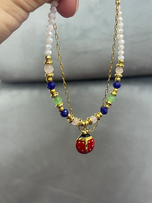 Lady bug Charm Bracelet