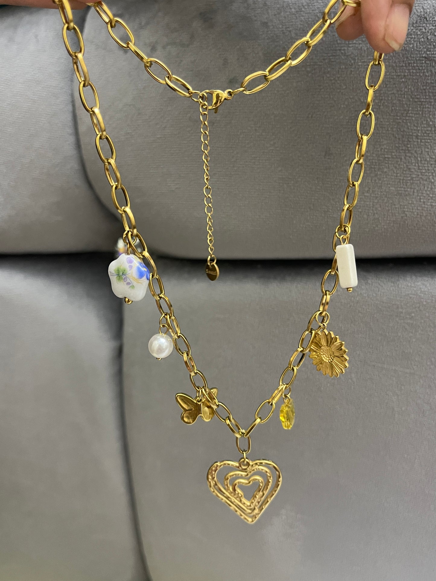 Aquaheart Necklace