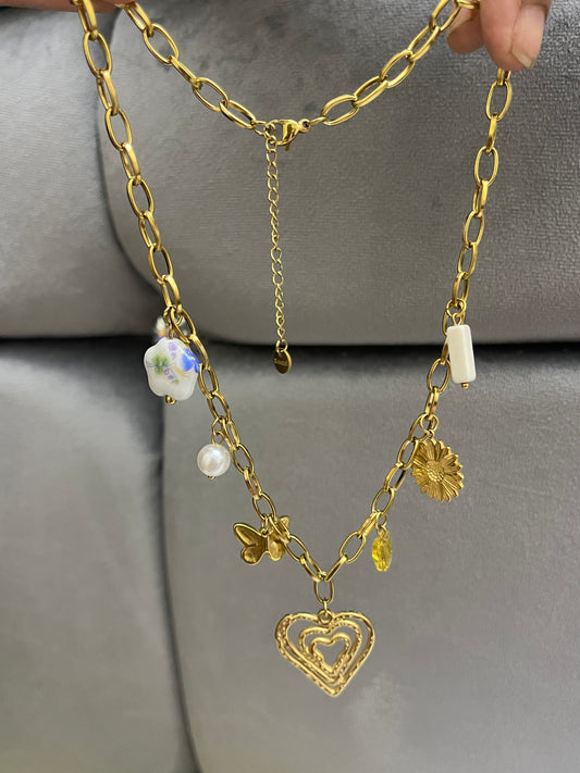 Aquaheart Necklace