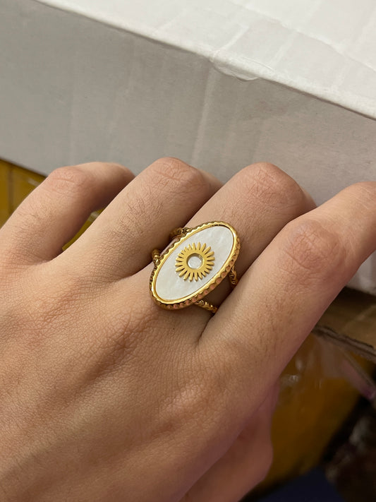 Stainless Steel Ring 264 (White)