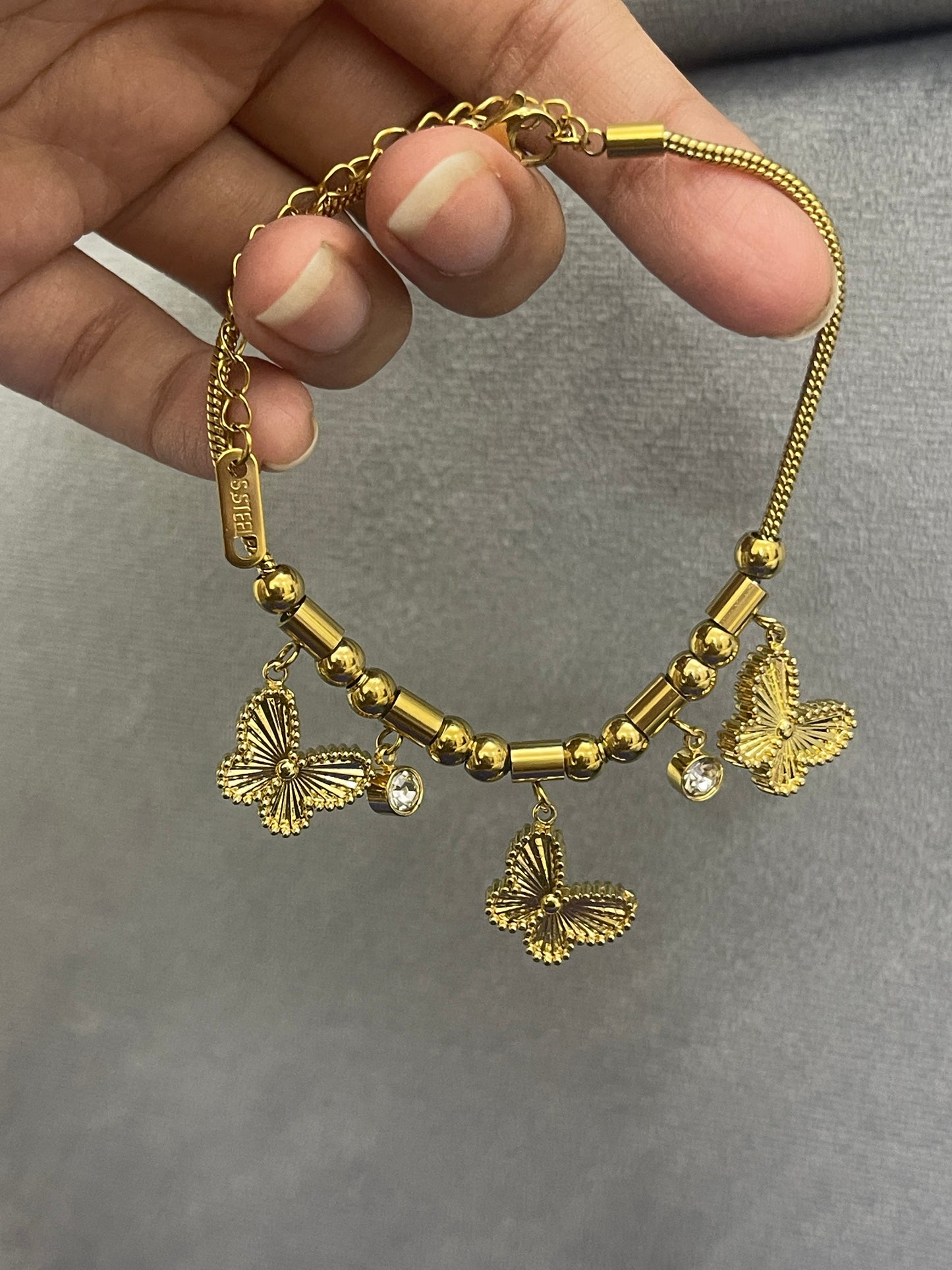 Butterfly Charm Bracelet