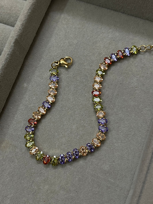 Multi Color Opal Bracelet