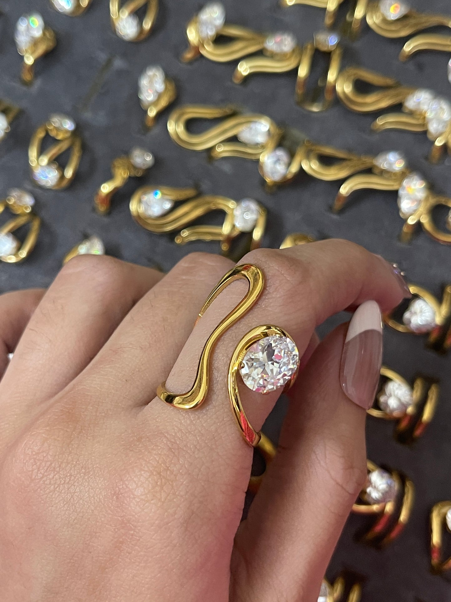 Stainless Steel Ring 205 (Zircon)