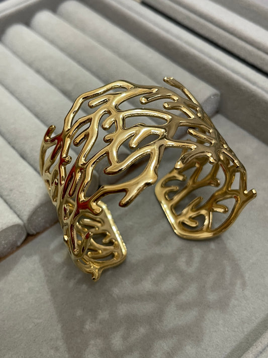 Stainless Steel Chunky Cuff 005