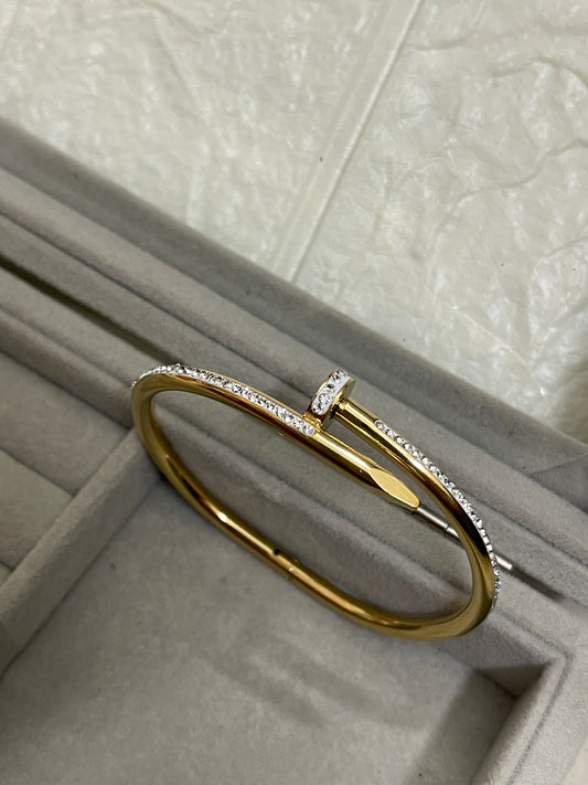 Full Stone Nail Bangle