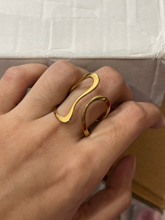 Stainless Steel Ring 177 (Golden)
