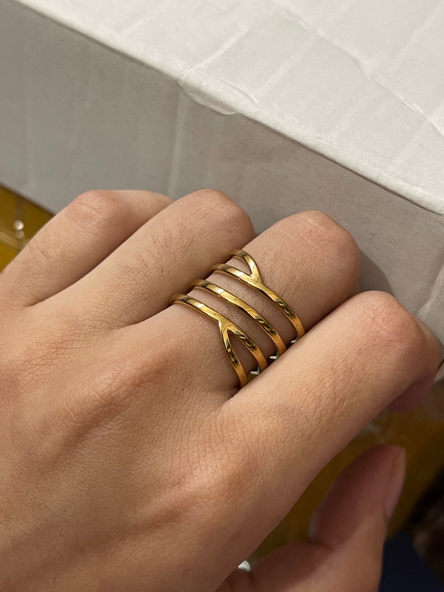 Stainless Steel Ring 251 (Golden)