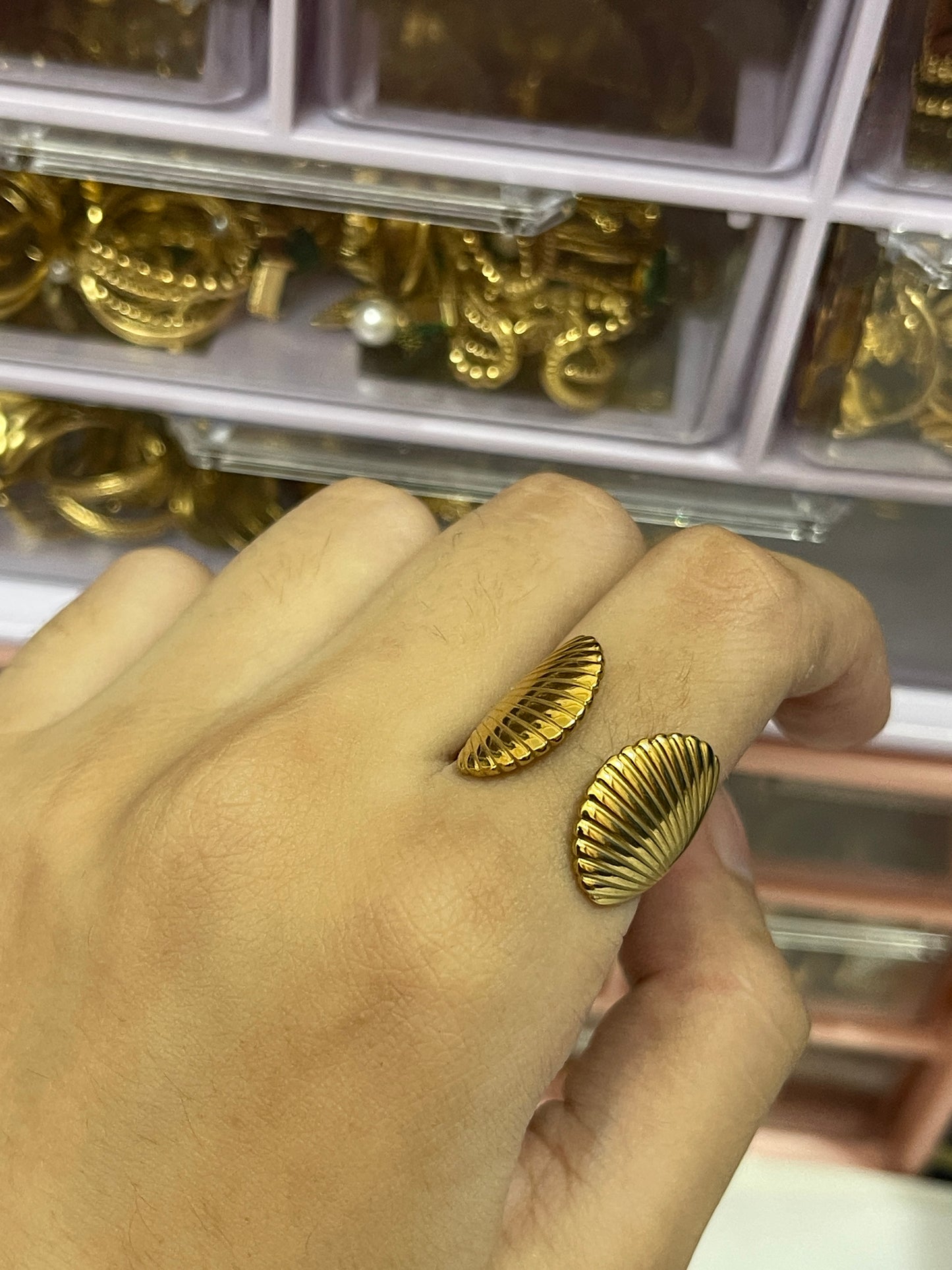 Stainless Steel Ring 160 (Golden)