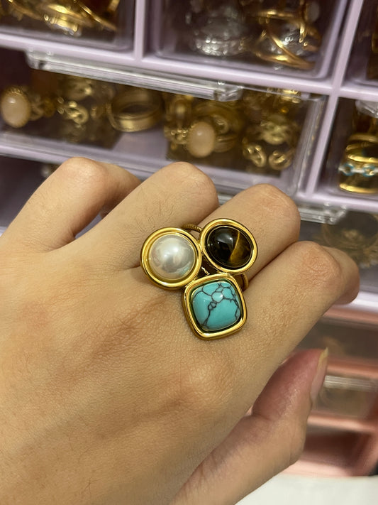 Stainless Steel Ring 203 (Multi Color)