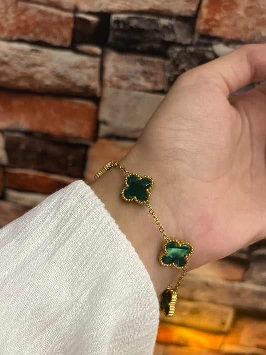 Clover Bracelet (Green)
