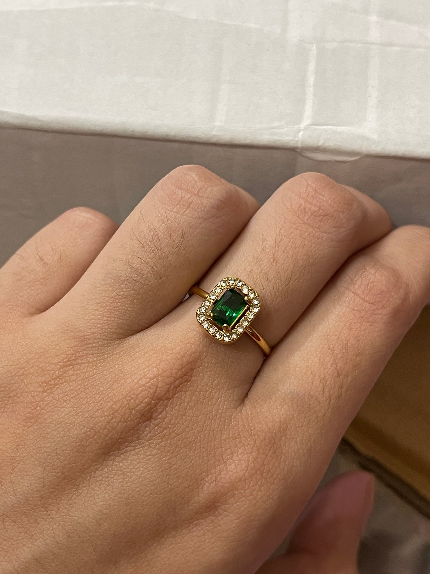 Stainless Steel Ring 297 (Green)