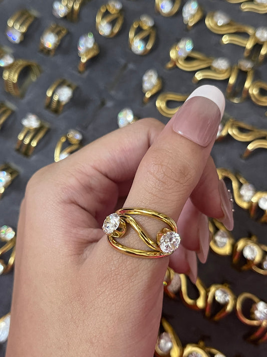 Stainless Steel Ring 230 (Zircon)