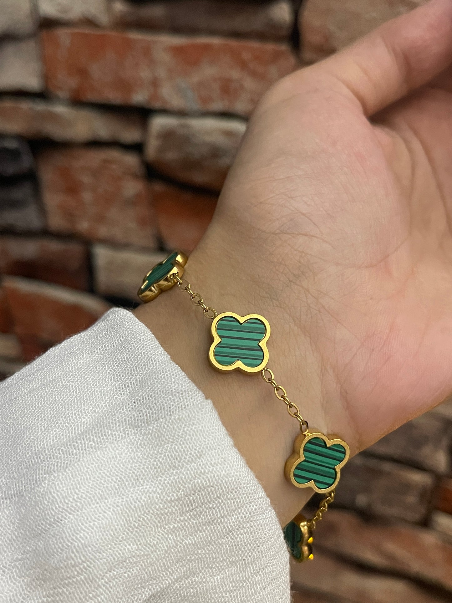 Green Clover Bracelet