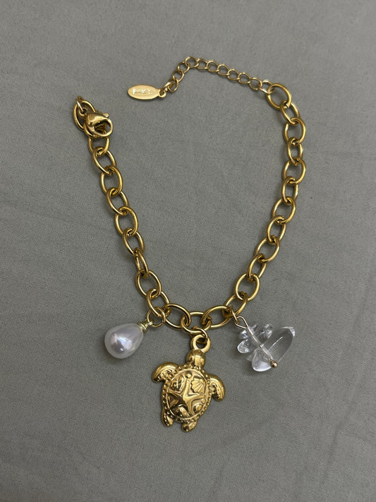 Turtle Charm Bracelet