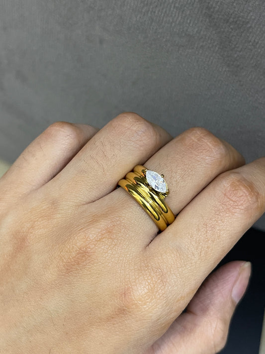 Stainless Steel Ring 307 (Size 6)