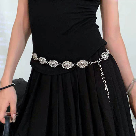 Silver Totem Waist Chain