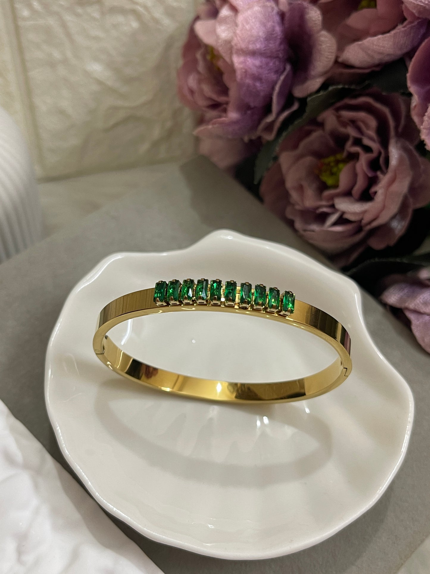 Odea Bangle Green